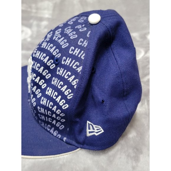 Chicago Cubs‎ New Era Cooperstown Blue white fitted hat 7 - Picture 3 of 8